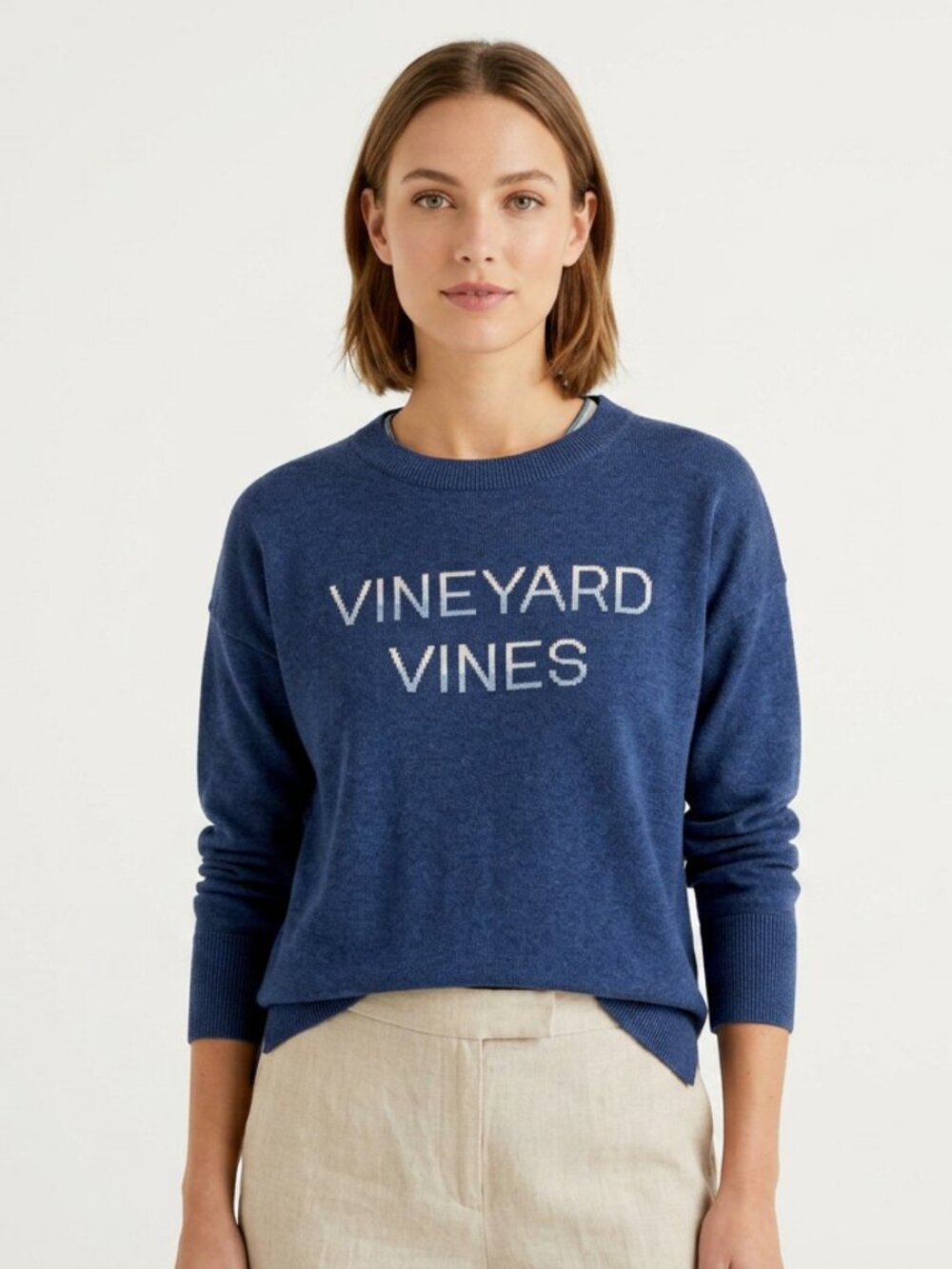 Vineyard Vines Limited Edition Cotton Blend Crewneck Sweater Womens XS